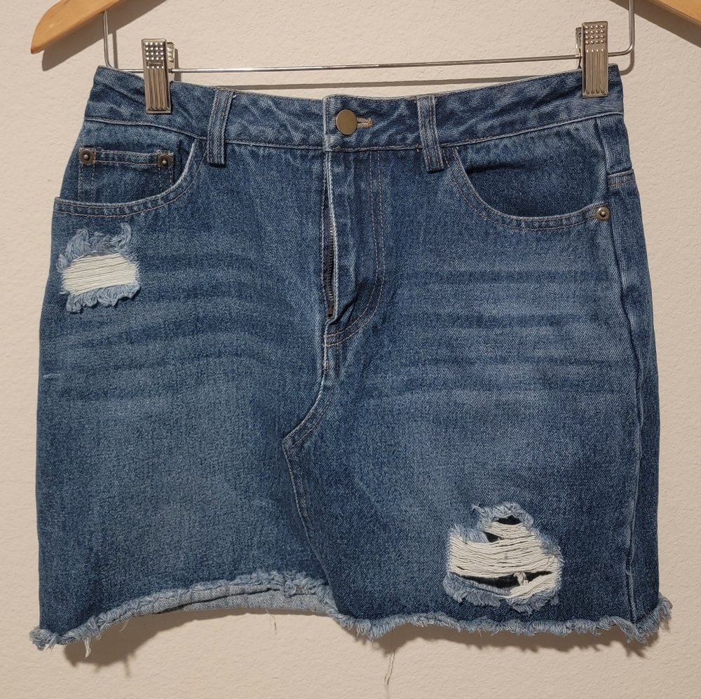 Womens jean skirt